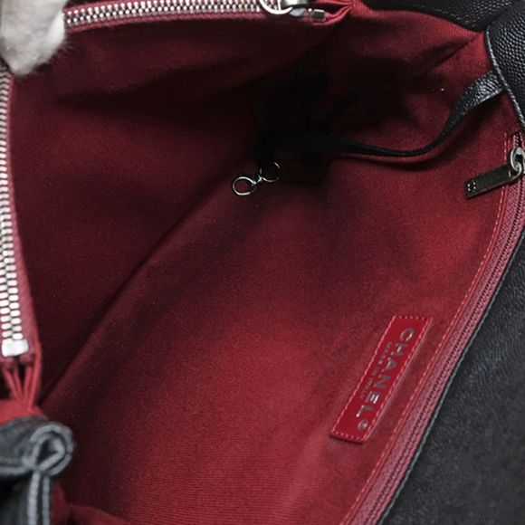 Chanel Chain Shoulder Caviar Skin Black Shoulder Bag - Picture 7 of 7